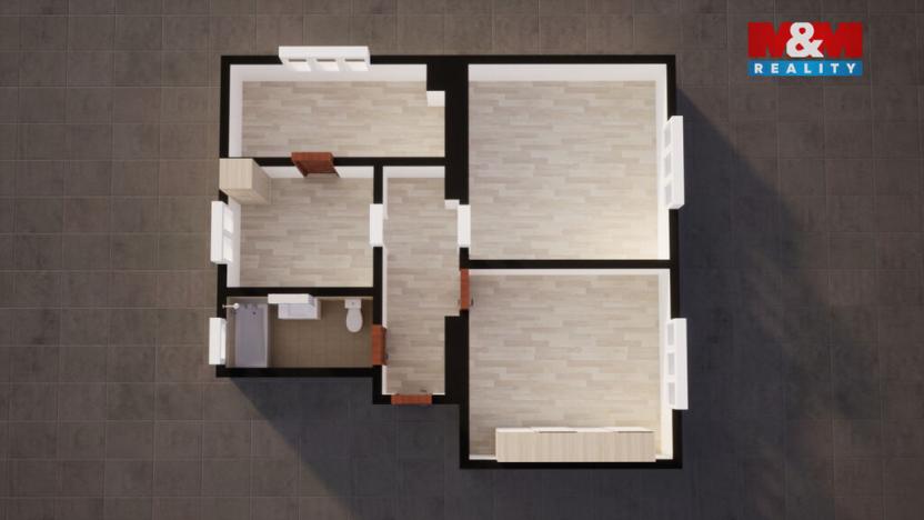 Pronájem bytu 3+1, Janská, 58 m2