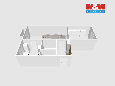 Prodej bytu 2+1, Žatec, Podměstí, 53 m2