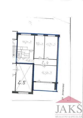 Prodej bytu 3+1, Hartmanice, 61 m2