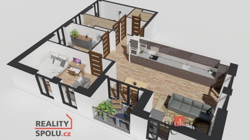 Prodej bytu 4+kk, Ostrava - Michálkovice, Československé armády, 92 m2