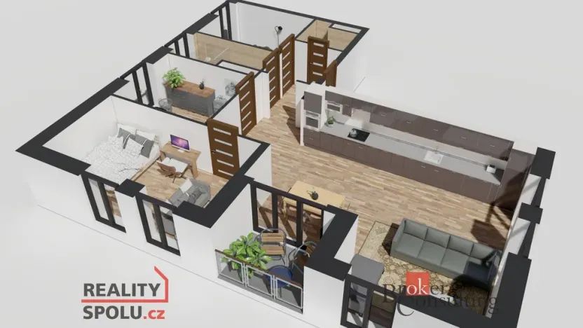 Prodej bytu 4+kk, Ostrava - Michálkovice, Československé armády, 92 m2