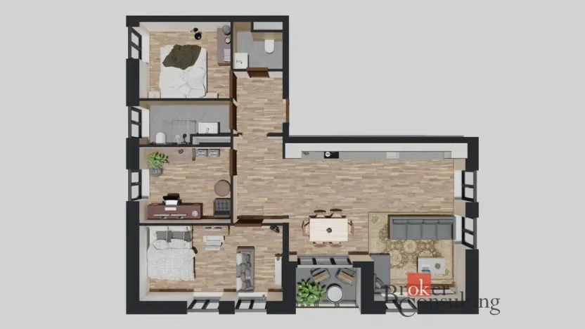 Prodej bytu 4+kk, Ostrava - Michálkovice, Československé armády, 92 m2