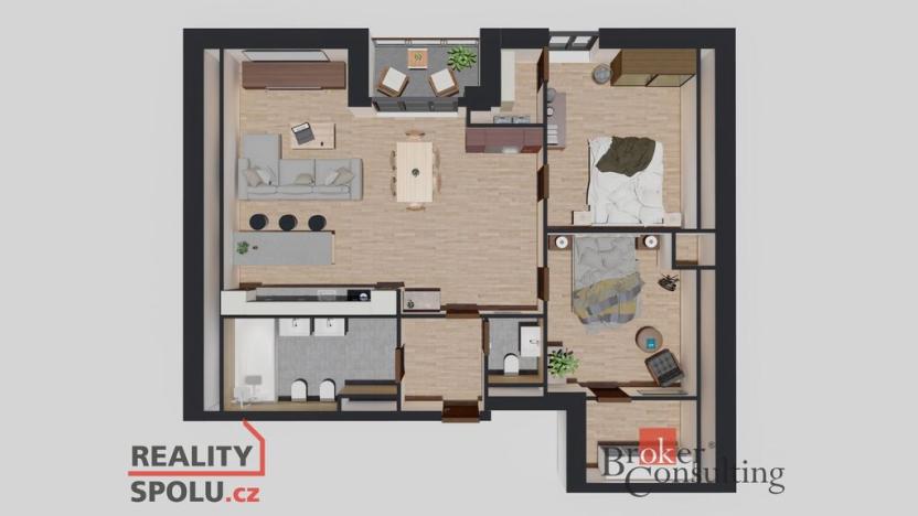 Prodej bytu 3+kk, Ostrava - Michálkovice, Československé armády, 97 m2