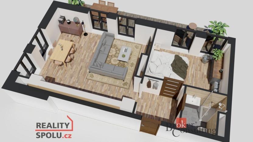 Prodej bytu 2+kk, Ostrava - Michálkovice, Československé armády, 54 m2