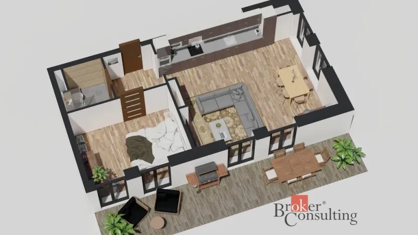 Prodej bytu 2+kk, Ostrava - Michálkovice, Československé armády, 54 m2