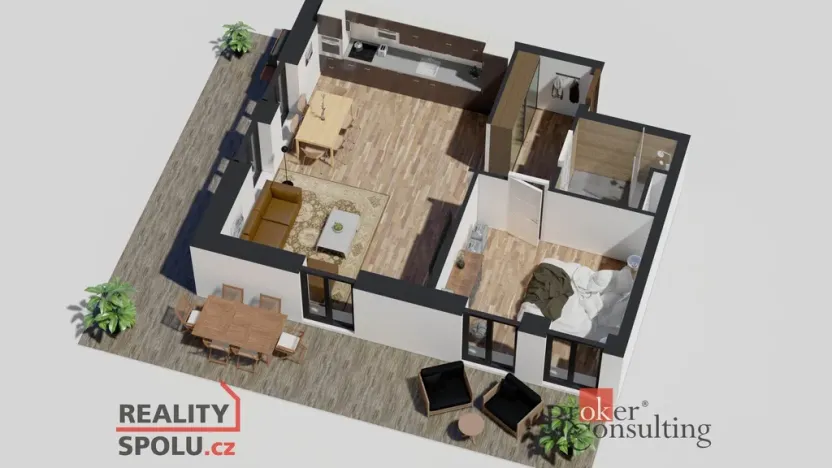 Prodej bytu 2+kk, Ostrava - Michálkovice, Československé armády, 54 m2