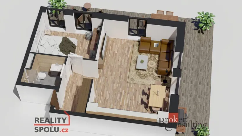 Prodej bytu 2+kk, Ostrava - Michálkovice, Československé armády, 54 m2