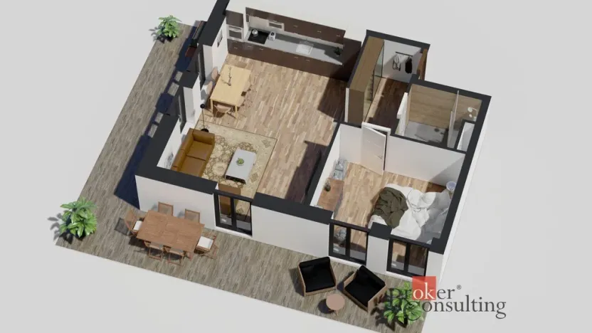 Prodej bytu 2+kk, Ostrava - Michálkovice, Československé armády, 54 m2