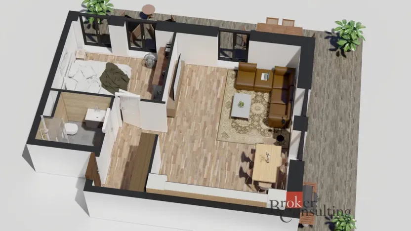 Prodej bytu 2+kk, Ostrava - Michálkovice, Československé armády, 54 m2