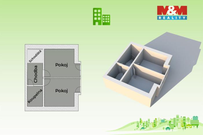 Prodej bytu 3+kk, Horní Bečva, 79 m2