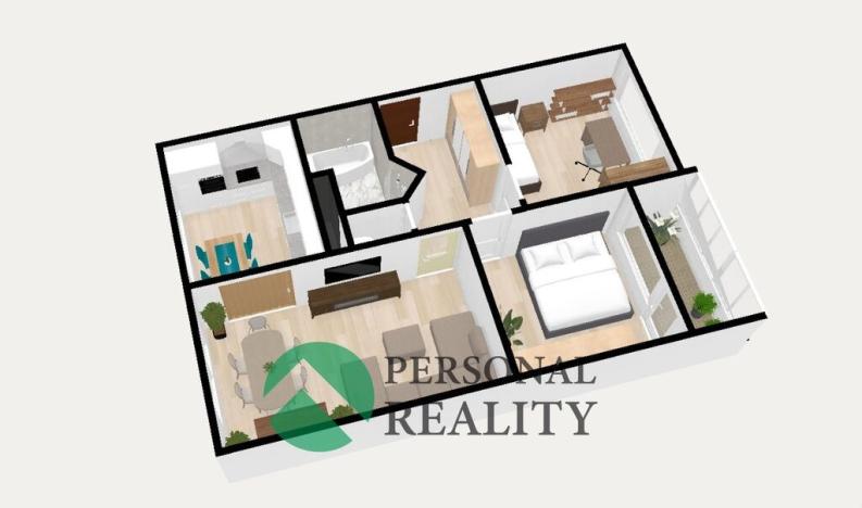 Prodej bytu 3+1, Praha - Libuš, Zbudovská, 68 m2