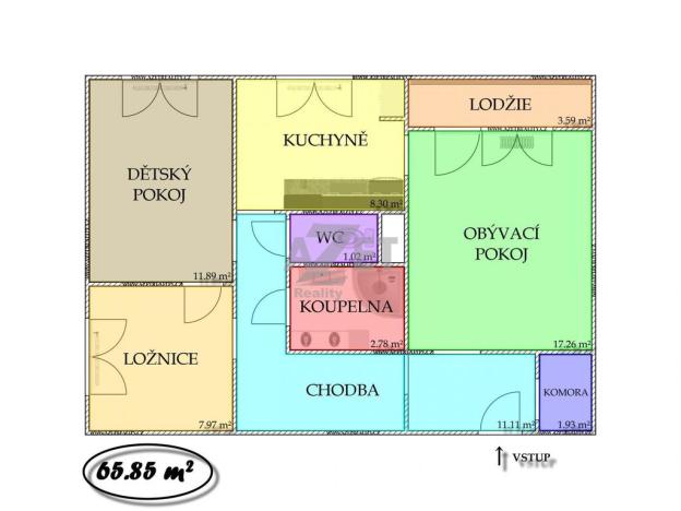Prodej bytu 3+1, Český Těšín, Pod Zvonek, 68 m2