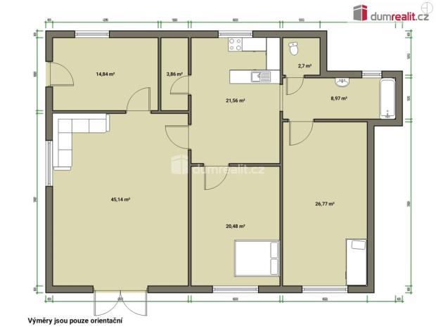 Prodej rodinného domu, Cheb, Břehnická, 141 m2