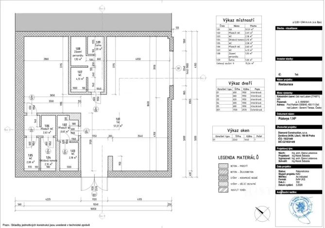 Prodej obchodního prostoru, Ústí nad Labem, Pod Parkem, 75 m2