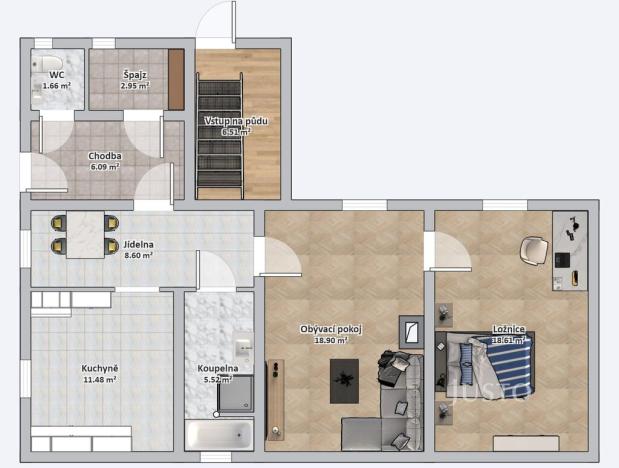 Prodej rodinného domu, Hostouň, U Rybníka, 74 m2