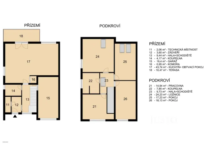 Prodej rodinného domu, Čížová - Zlivice, 174 m2