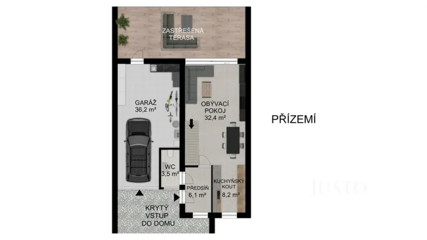 Prodej rodinného domu, Písek - Hradiště, Cihlářská, 173 m2