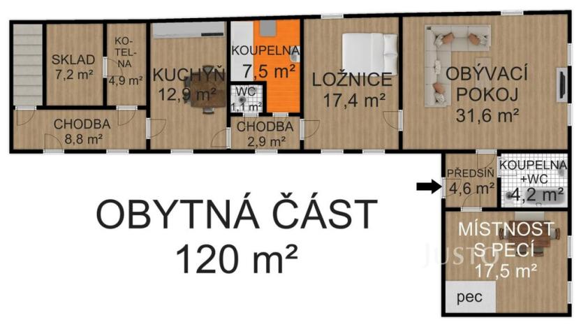 Prodej rodinného domu, Cehnice - Dunovice, 120 m2