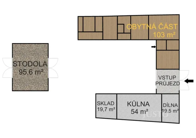 Prodej rodinného domu, Cehnice - Dunovice, 120 m2