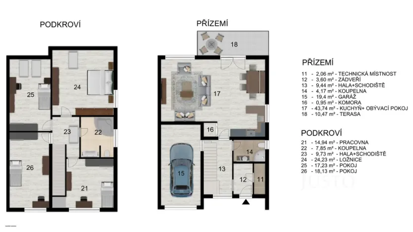 Prodej rodinného domu, Čížová - Zlivice, 174 m2