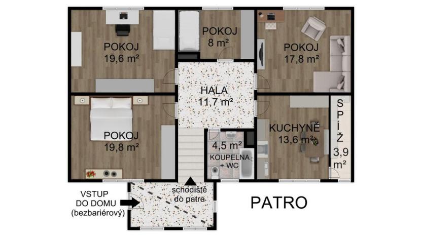 Prodej rodinného domu, Čimelice, 98 m2