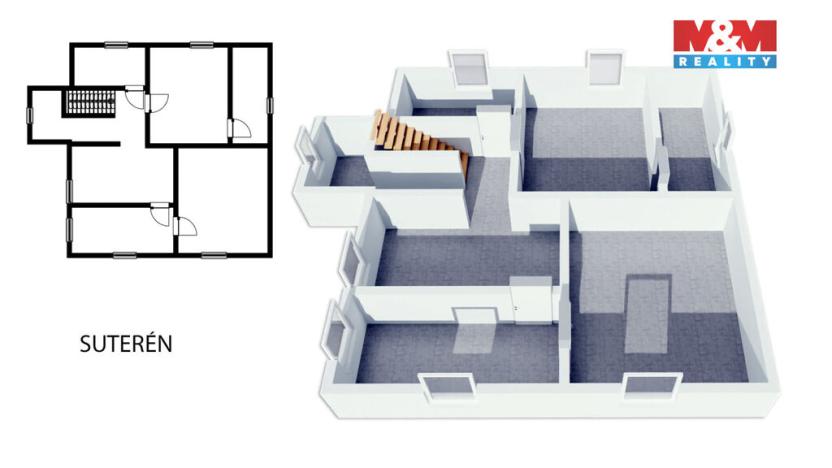 Prodej rodinného domu, Moravské Budějovice, Partyzánská, 200 m2