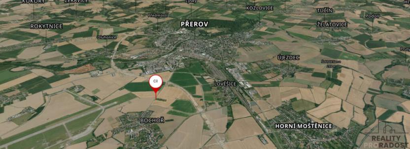 Prodej zahrady, Bochoř, 1909 m2