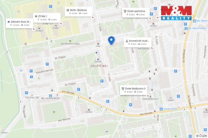 Prodej bytu 3+1, České Budějovice - České Budějovice 2, V. Volfa, 67 m2