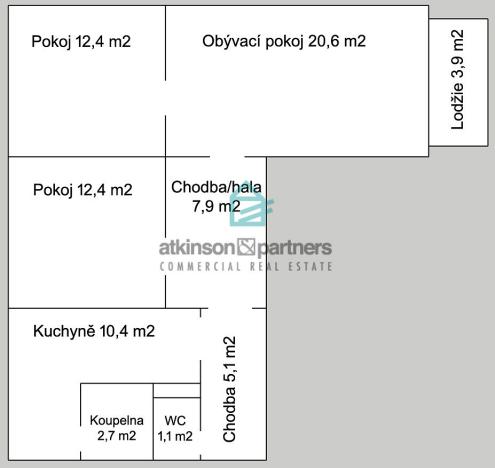 Pronájem bytu 3+1, České Budějovice - České Budějovice 2, Bezdrevská, 76 m2