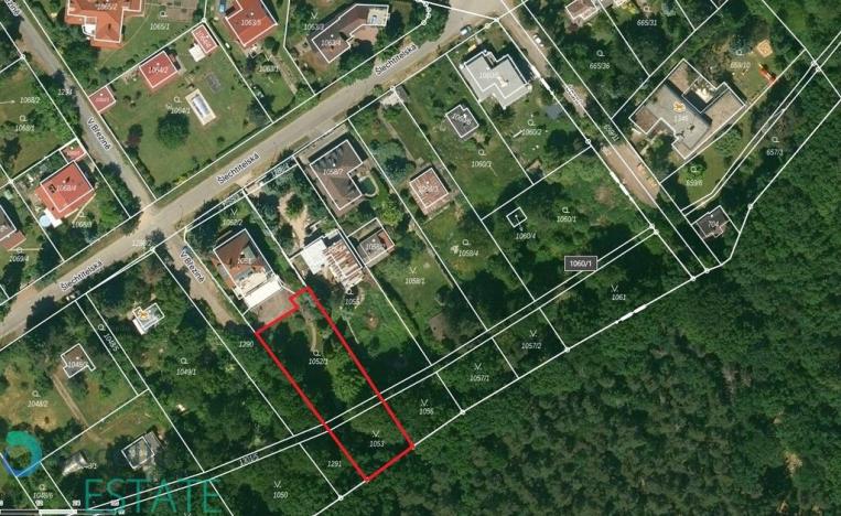 Prodej komerčního pozemku, Praha, V březině, 1099 m2