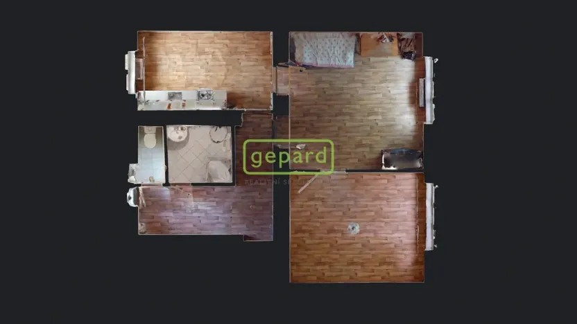 Prodej bytu 2+1, Teplice, Americká, 53 m2