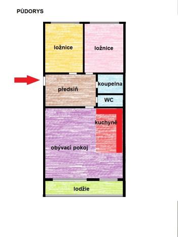 Pronájem bytu 3+kk, Praha - Stodůlky, Vlachova, 78 m2