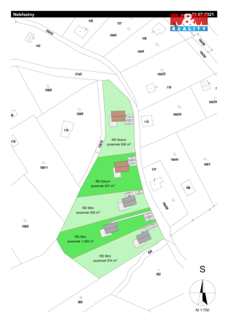 Prodej pozemku pro bydlení, Plasy - Nebřeziny, 1050 m2