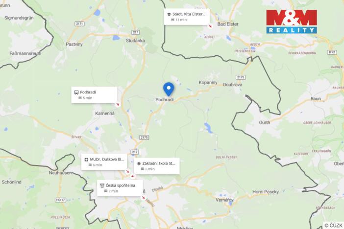 Prodej pozemku pro bydlení, Podhradí, 770 m2