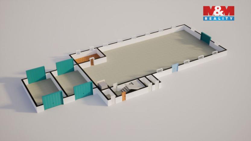 Prodej zemědělského objektu, Křešice - Sedlec, 2000 m2