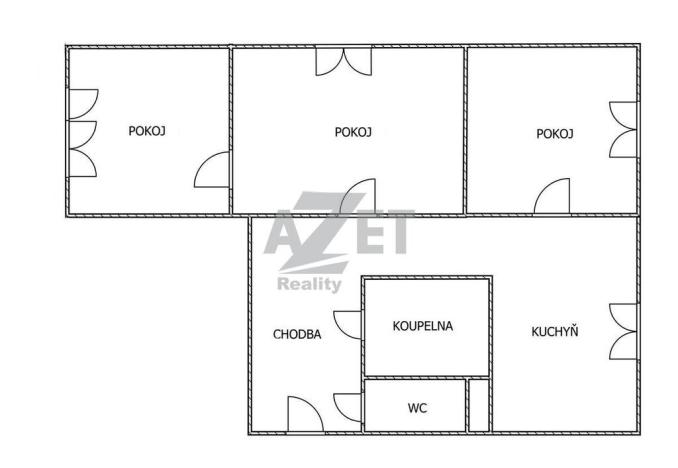 Prodej bytu 3+1, Ostrava - Moravská Ostrava, Jirská, 57 m2