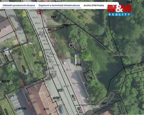 Prodej komerčního pozemku, Nechvalice, 368 m2