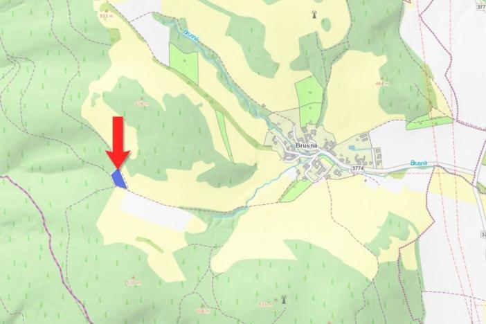Prodej pozemku, Lomnice - Brusná, 3532 m2