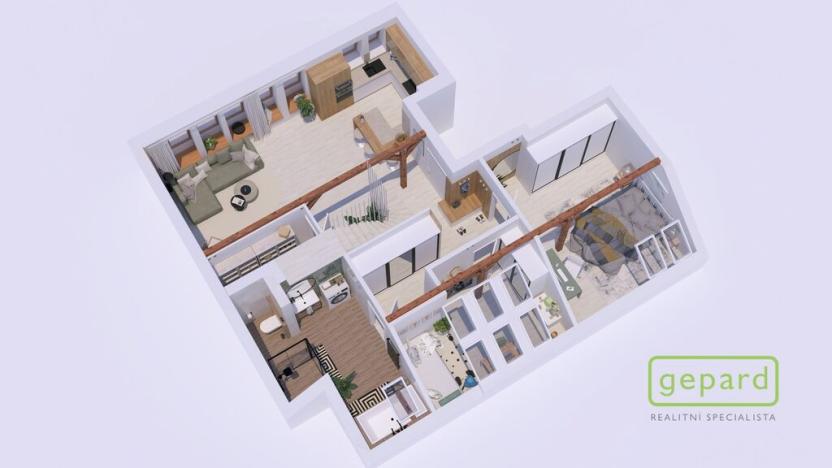 Prodej bytu 2+kk, Brandýs nad Labem-Stará Boleslav - Brandýs nad Labem, Královická, 100 m2