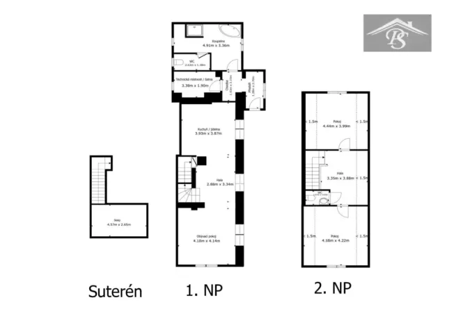 Prodej rodinného domu, Horní Beřkovice, Dlouhá, 137 m2