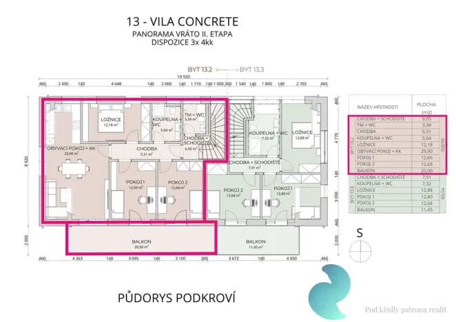 Prodej bytu 4+kk, Vráto, Na Pěšině, 96 m2
