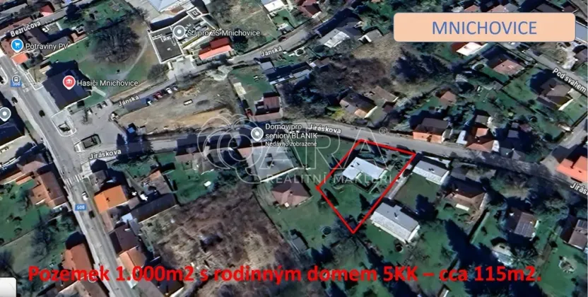 Prodej rodinného domu, Mnichovice, Jiráskova, 145 m2