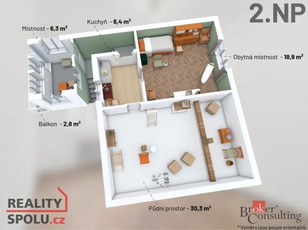 Prodej rodinného domu, Bučovice - Černčín, Hliník, 182 m2