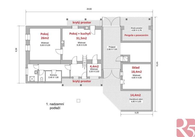 Prodej rodinného domu, Chabeřice - Holšice, 188 m2