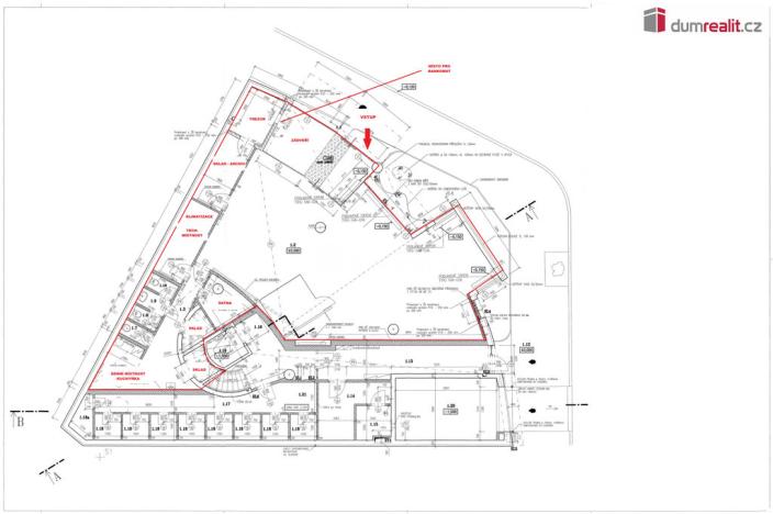 Pronájem obchodního prostoru, Brno - Židenice, Bubeníčkova, 193 m2