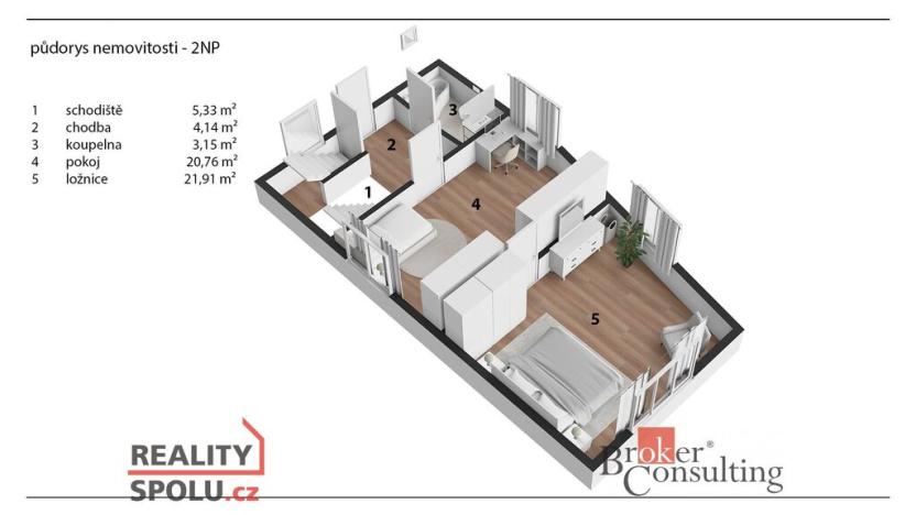 Pronájem rodinného domu, Nelahozeves, Dvořákova stezka, 197 m2