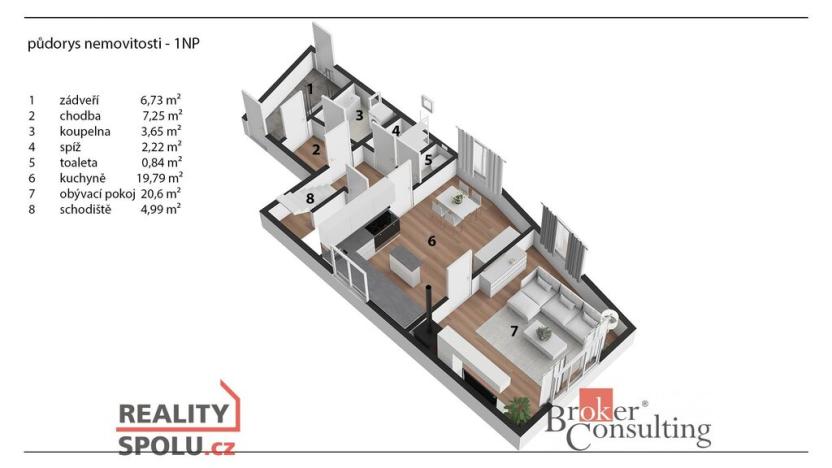 Pronájem rodinného domu, Nelahozeves, Dvořákova stezka, 197 m2