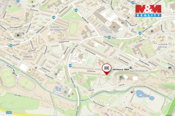 Pronájem bytu 1+1, Sokolov, Jelínkova, 38 m2