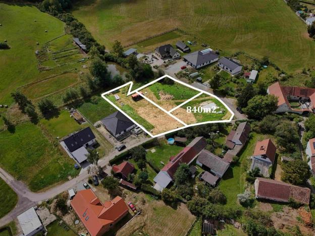 Prodej pozemku pro bydlení, Vrábče, 840 m2