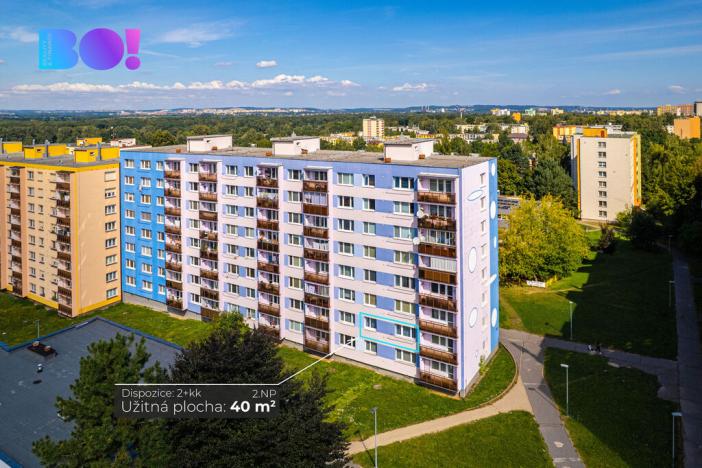 Pronájem bytu 2+kk, Ostrava, Břustkova, 40 m2